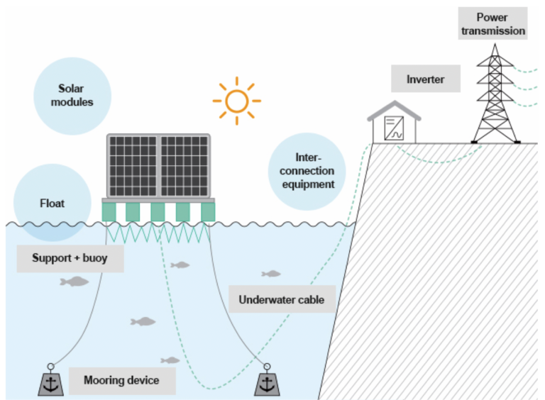 How Do Floating Solar Arrays Produce Energy?